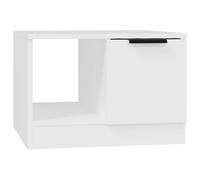 vidaXL Table basse Blanc 50x50x36 cm Bois d'ingénierie 811340