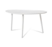 Homestyle4u Table Basse Blanche en Bois de Pin