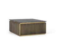 Table basse bois bronze - alma