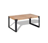 vidaXL Table basse Bois d'acacia massif 100 x 60 x 45 cm