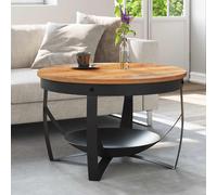 Table Basse Bois de Manguier Brut Table Auxiliaire Table de Chevet vidaXL