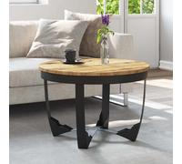 Table Basse Bois de Manguier Brut Table Auxiliaire Table de Chevet vidaXL