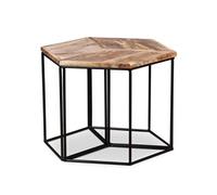 Table basse Bois de manguier massif 56x48x40 cm