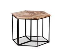 vidaXL Table basse Bois de manguier massif 56x48x40 cm