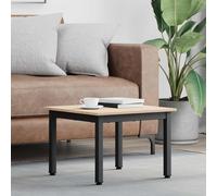 vidaXL Table basse Blanc 60 x 50 x 36 cm Bois de pin massif