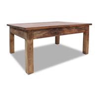 Table Basse Bois De Récupération Massif 98 X 73 X 45 Cm
