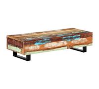 Table Basse Bois de Récupération Solide et Acier Table d'Appoint Salon vidaXL