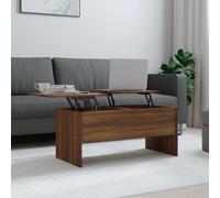 Table Basse Bois d'Ingénierie Blanc 80x50x42,5 cm Salon Table d'Appoint vidaXL