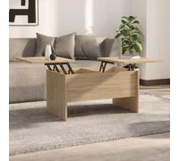Vidaxl Table Basse Chêne Sonoma 102x50,5x46,5 Cm Bois D'ingénierie Multicolore