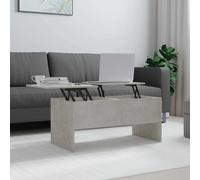 Table Basse Bois d'Ingénierie Blanc 80x50x42,5 cm Salon Table d'Appoint vidaXL