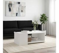 vidaXL Table basse Chêne fumé 90 x 50 x 33 cm Bois d'ingénierie