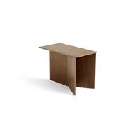 Table Basse Bois Fendu Oblongue Noyer