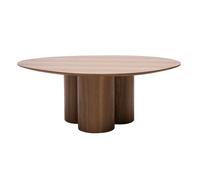 Table basse design bois foncé noyer L100 cm HOLLEN