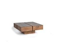 Table basse bois marron - enélise