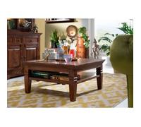 Table basse - Bois massif d'acacia laqué (Nougat) - OXFORD 316