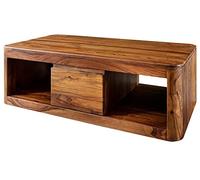 Table Basse - Bois Massif de Palissandre laqué (Noisette) - Toronto #252