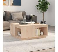 Table Basse Bois Massif de Pin Table d'Appoint Multicolore Multi-taille vidaXL