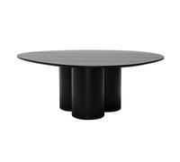 Miliboo - Table basse design bois noir L100 cm HOLLEN