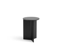 HAY Table d'appoint Slit high Ø35 cm Black lacquered oak