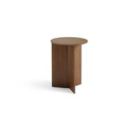 HAY Table d'appoint Slit high Ø35 cm Lacquered walnut
