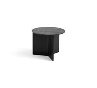 Table Basse Bois Slit Ronde Ø45 Noir