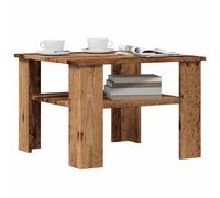 vidaXL Table basse Chêne noir 60×60×42 cm – Bois d'ingénierie, design épuré