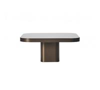 Table basse Bow No. 3 70x70x31cm base 23x31cm