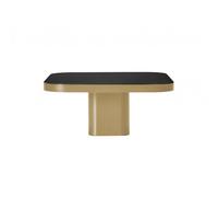 Table basse Bow No. 3 70x70x31cm base 23x31cm
