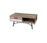 Urban Living - Table basse Brooklyn - 100 x H. 49 cm - Marron Marron