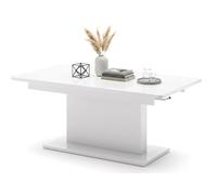 Table Basse Busetti 126-167cm Extensible Réglable En Hauteur Choix De Couleur
