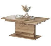 Table Basse Busetti 126-167cm Extensible Réglable En Hauteur Choix De Couleur