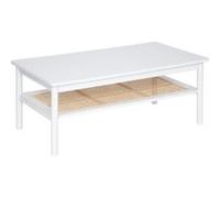 Table basse cannage blanche Cabras Atmosphera Blanc G