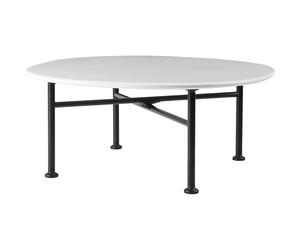 Table Basse Carmel 75x75 Palourde Blanc