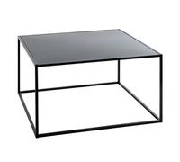 HAKU Möbel Table d'appoint Noir, métal - Dim.: L 70 cm x H 40 cm x P 70 cm, Style: Modern