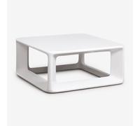 Table basse carrée Lilou 80x80 cm en ciment et fibre de verre