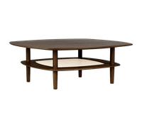 Table Basse Carrée Lisse Umage Together 100 en Chêne Foncé