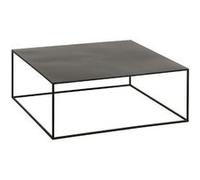 Table basse carrée métal noir Allya L 80 cm Noir G