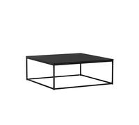 Table Basse carrée Moderne L90 cm Noir
