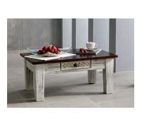 Table basse - CASTLE ANTIK - Bois massif de manguier ciré - Style Campagne Chic