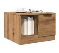 vidaXL Table basse chêne artisanal 50x50x36 cm, bois d'ingénierie