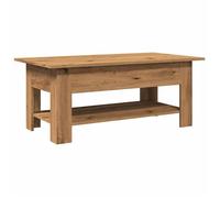 vidaXL Table basse Artisan-Chêne 102x55x42 cm Bois composite Marron