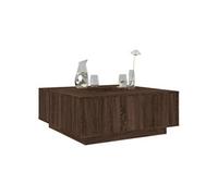 vidaXL Table basse chêne marron 100x100x40 cm bois d'ingénierie Marron
