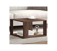 Vidaxl Table Basse Chêne Marron 51,5x51,5x30 Cm Bois D'ingénierie Multicolore
