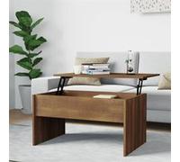 Table basse Chêne marron 80x50,5x41,5 cm Bois d ingénierie ch G