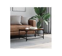 Table basse chêne marron 90x49x40 cm bois d'ingénierie 835313