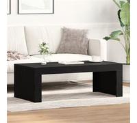 vidaXL Table basse Chêne noir 102x50x35 cm Bois d'ingénierie Design contemporain