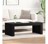 vidaXL Table basse Chêne noir 102x50x35 cm Bois d'ingénierie Design contemporain