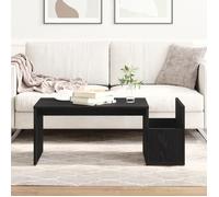 vidaXL Table basse Chêne noir 90 x 45 x 35 cm Bois composite