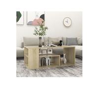Table Basse Table d'Appoint Bout de Canapé Salon Blanc Bois d'Ingénierie vidaXL