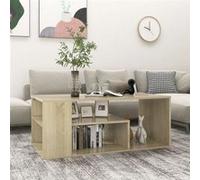Table Basse Table d'Appoint Bout de Canapé Salon Blanc Bois d'Ingénierie vidaXL